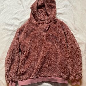 Plush Pink Sherpa Hoodie